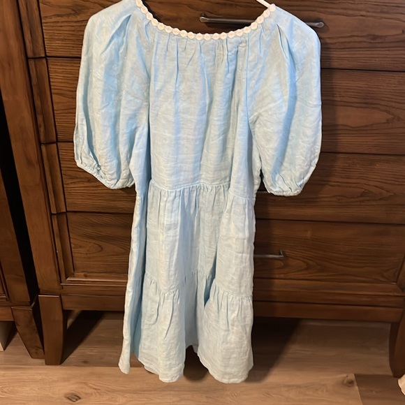 NWT Lilly Pulitzer Charlet Short Sleeve Linen Dress - Picture 7 of 9